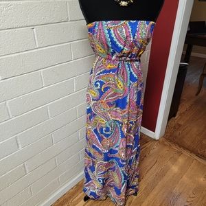 Banana Republic Strapless Maxi Dress